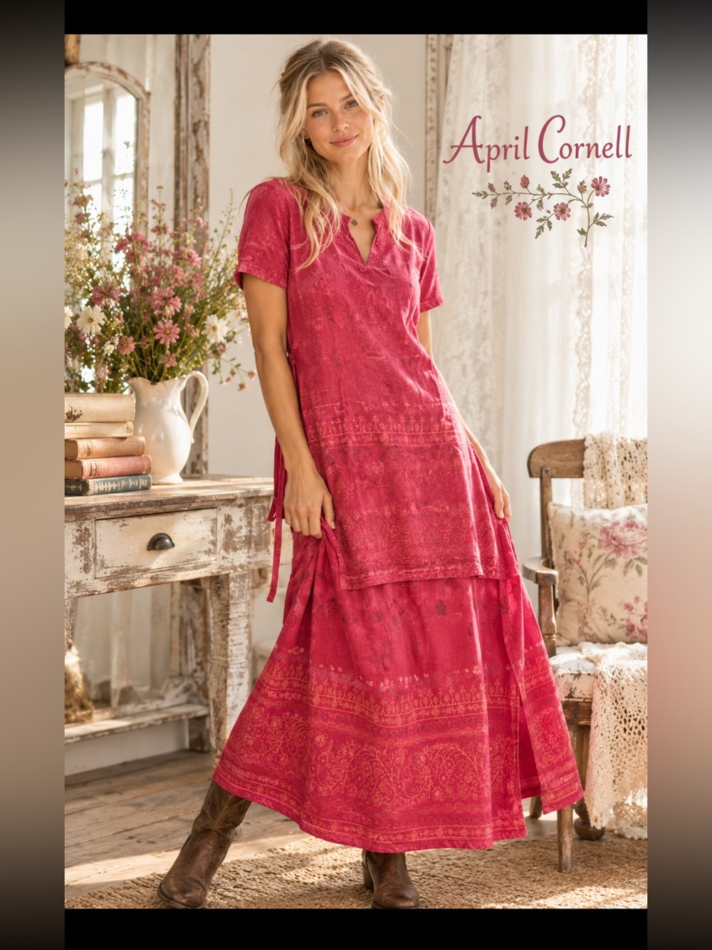 Vintage 90’s! APRIL CORNELL, the Indie boho dress!